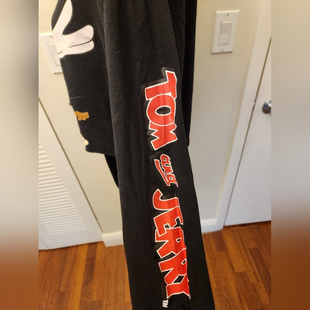 Tom and Jerry Black Graphic Sweatshirt - Picture 10 of 11